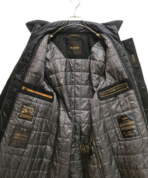 MOORER（ムーレー）MOORER (ムーレー) デタッチャブルスタンドカラー トレンチコート/MINOSSE-ADS ネイビー サイズ:46の古着・服飾アイテム