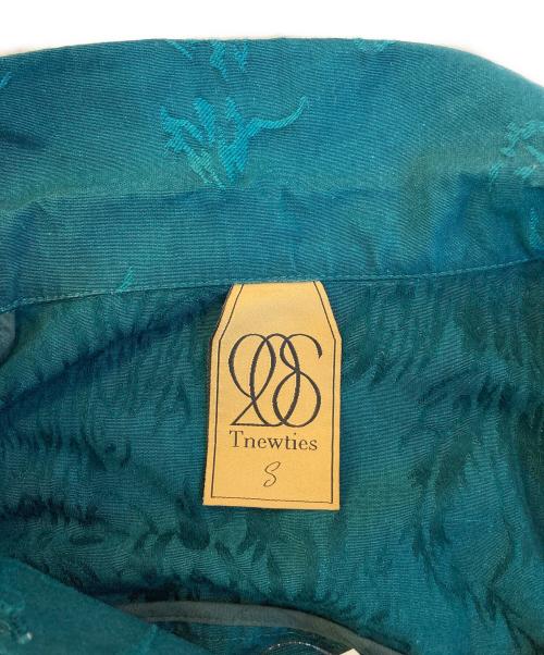 Tnewties（トゥエンティーズ）Tnewties (トゥエンティーズ) クラシカルパターンブラウス グリーン サイズ:Sの古着・服飾アイテム