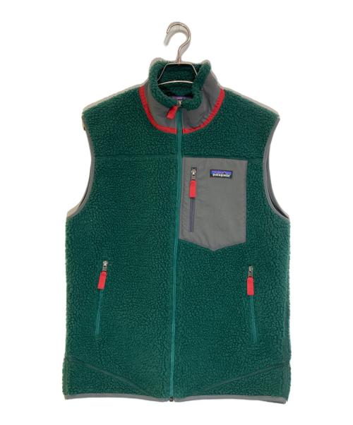 Patagonia（パタゴニア）Patagonia (パタゴニア) メンズ・クラシック・レトロX・ベスト グリーン サイズ:Mの古着・服飾アイテム