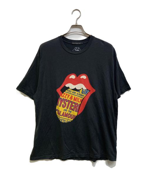 Thee Hysteric XXX（ジィ ヒステリックトリプルエックス）Thee Hysteric XXX Hysteric Glamour (ヒステリックグラマー) ROLLING STONES (ローリングストーンズ) THE ROLLING STONES RS/06221CT07 ブラック サイズ:XLの古着・服飾アイテム