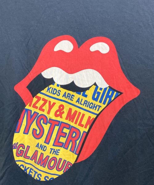 Thee Hysteric XXX（ジィ ヒステリックトリプルエックス）Thee Hysteric XXX Hysteric Glamour (ヒステリックグラマー) ROLLING STONES (ローリングストーンズ) THE ROLLING STONES RS/06221CT07 ブラック サイズ:XLの古着・服飾アイテム