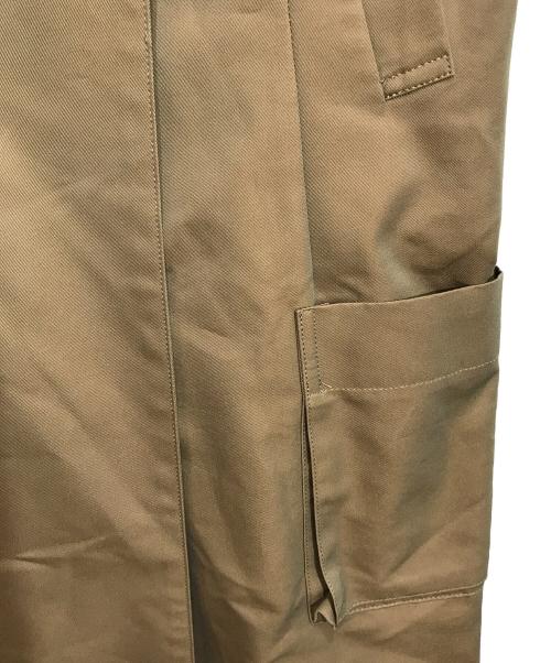 foufou（フーフー）foufou (フーフー) ハイネックフラップドレスワンピース/high neck wrap dress/FF202OP01 ベージュの古着・服飾アイテム