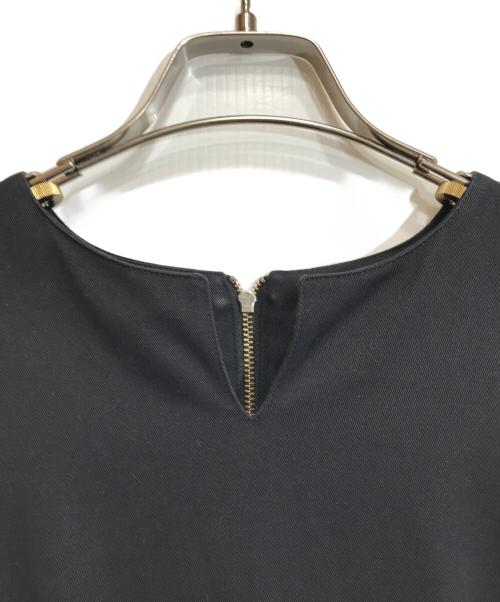 foufou（フーフー）foufou (フーフー) 【THE DRESS #02】tuck one piece/FF82OP01 ブラックの古着・服飾アイテム