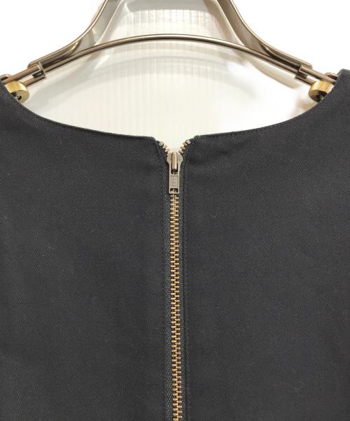 foufou（フーフー）foufou (フーフー) 【THE DRESS #02】tuck one piece/FF82OP01 ブラックの古着・服飾アイテム