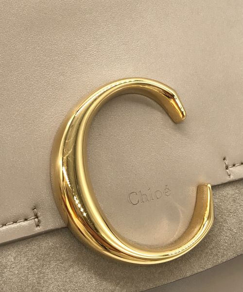 Chloe（クロエ）Chloe (クロエ) chloe c ショルダーバッグ/CHC19WS199A3723W グレーの古着・服飾アイテム