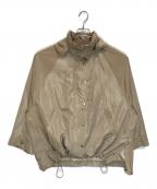 FRAMeWORKフレームワーク）の古着「タフタポンチョブルゾン/23011220601010」｜ベージュ