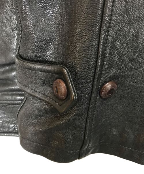 COOTIE（クーティー）COOTIE (クーティー) ゴートレザージャケット ブラック サイズ:Mの古着・服飾アイテム