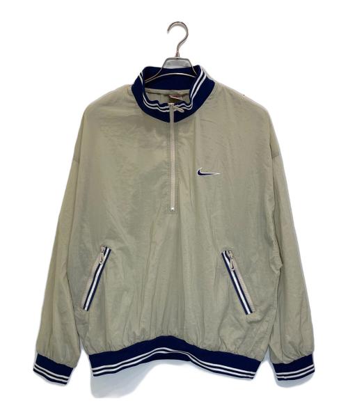 NIKE（ナイキ）NIKE (ナイキ) 90'sハーフジップナイロンプルオーバー アイボリー サイズ:XLの古着・服飾アイテム