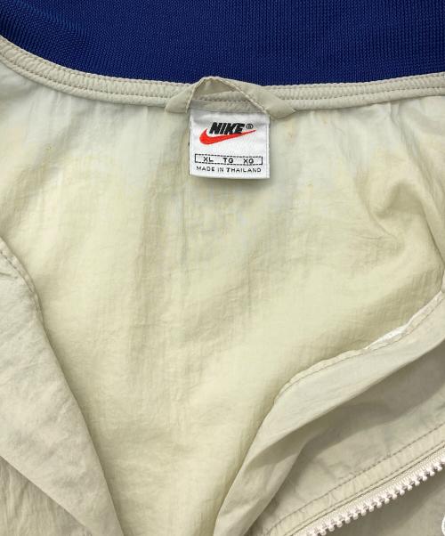 NIKE（ナイキ）NIKE (ナイキ) 90'sハーフジップナイロンプルオーバー アイボリー サイズ:XLの古着・服飾アイテム