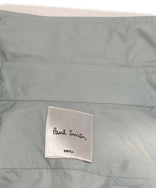 PAUL SMITH（ポールスミス）Paul Smith (ポールスミス) ジャカードフローラル ドレスシャツ スカイブルー サイズ:Sの古着・服飾アイテム