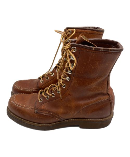 RED WING（レッドウィング）RED WING (レッドウィング) ロガーブーツ/羽タグ/ 70s-80s ブラウン サイズ:下記参照の古着・服飾アイテム
