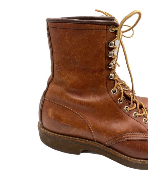 RED WING（レッドウィング）RED WING (レッドウィング) ロガーブーツ/羽タグ/ 70s-80s ブラウン サイズ:下記参照の古着・服飾アイテム