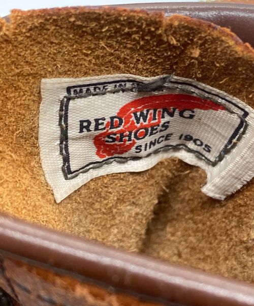 RED WING（レッドウィング）RED WING (レッドウィング) ロガーブーツ/羽タグ/ 70s-80s ブラウン サイズ:下記参照の古着・服飾アイテム