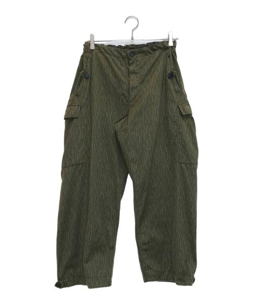東ドイツ軍（ヒガシドイツグン）東ドイツ軍 (ヒガシドイツグン) レインドロップカモ カーゴパンツ オリーブ サイズ:SIZE SK48の古着・服飾アイテム