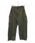 東ドイツ軍（ヒガシドイツグン）の古着「レインドロップカモ カーゴパンツ」｜オリーブ