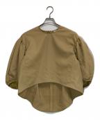 CLANEクラネ）の古着「VOLUME PUFF TOPS」｜ベージュ