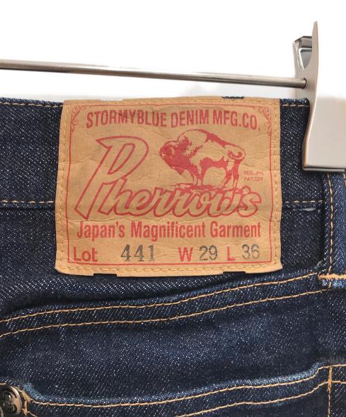 Pherrow's（フェローズ）Pherrow's (フェローズ) タイトフィット スターチドウォッシュジーンズ インディゴ サイズ:SIZE W29×L36の古着・服飾アイテム