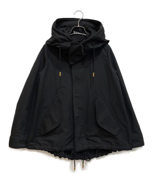 THE RERACS（ザ リラクス）THE RERACS (ザ リラクス) モッズコート/20SS-RECT-210L-UASP-J ブラック サイズ:34の古着・服飾アイテム