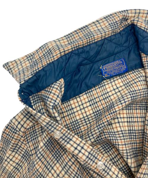 PENDLETON（ペンドルトン）PENDLETON (ペンドルトン) ウールシャツ ベージュ サイズ:Mの古着・服飾アイテム