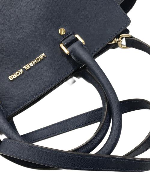 MICHAEL KORS（マイケル・コース）MICHAEL KORS (マイケルコース) 2WAYショルダーバッグ/30S3GLMS7L ブルーの古着・服飾アイテム