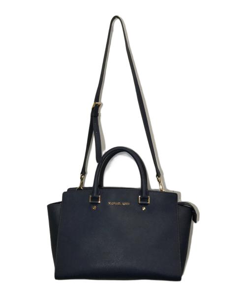 MICHAEL KORS（マイケル・コース）MICHAEL KORS (マイケルコース) 2WAYショルダーバッグ/30S3GLMS7L ブルーの古着・服飾アイテム