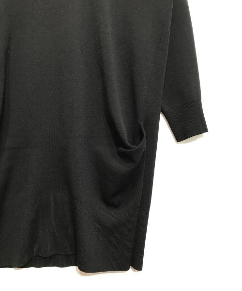 ROPE（ロペ）ROPE (ロペ) キュプラポリエステルタックフォルムワンピース/GGE34170 ブラック サイズ:Mの古着・服飾アイテム