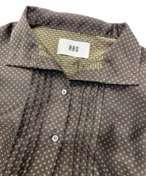 RAY BEAMS（レイ ビームス）RAY BEAMS (レイ ビームス) ジャカードバック リボン シャツ ブラウン サイズ:SIZE Freeの古着・服飾アイテム