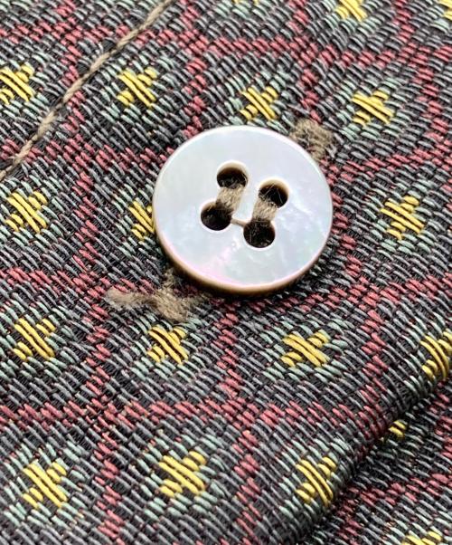 RAY BEAMS（レイ ビームス）RAY BEAMS (レイ ビームス) ジャカードバック リボン シャツ ブラウン サイズ:SIZE Freeの古着・服飾アイテム