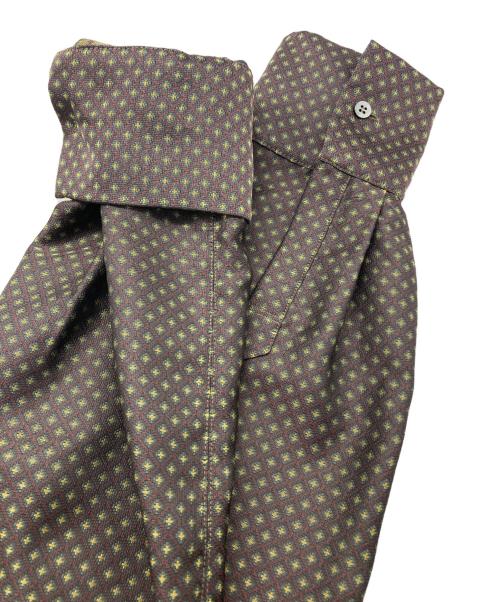 RAY BEAMS（レイ ビームス）RAY BEAMS (レイ ビームス) ジャカードバック リボン シャツ ブラウン サイズ:SIZE Freeの古着・服飾アイテム