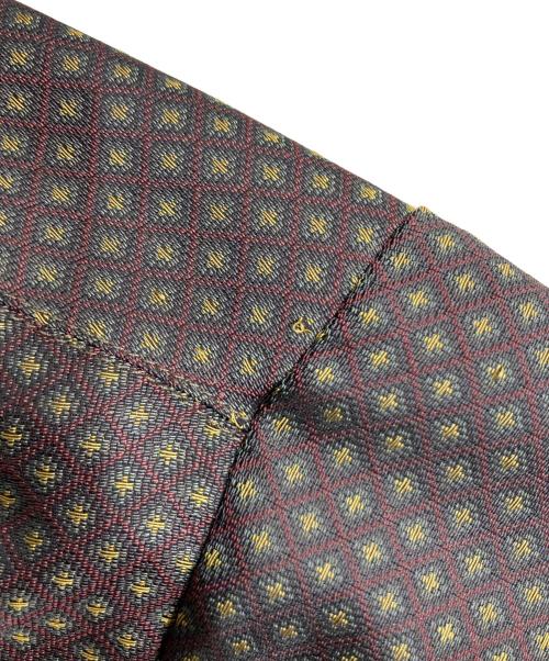 RAY BEAMS（レイ ビームス）RAY BEAMS (レイ ビームス) ジャカードバック リボン シャツ ブラウン サイズ:SIZE Freeの古着・服飾アイテム