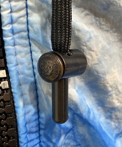 DIESEL（ディーゼル）DIESEL (ディーゼル) タイダイ染めナイロンシワ加工マウンテンパーカー ブルー サイズ:Sの古着・服飾アイテム