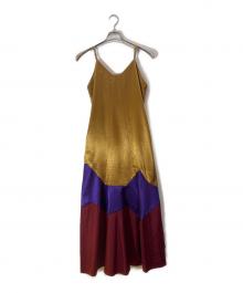 UN3D.（アンスリード）の古着「バイカラーキャミソールワンピース/521940300301-01」｜マルチカラー