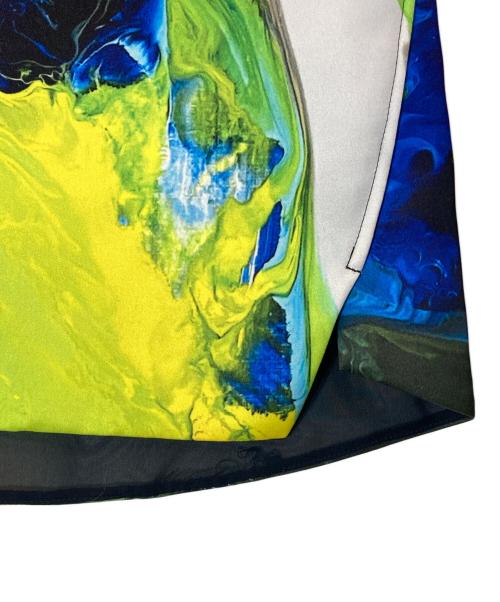 UN3D（アンスリード）UN3D (アンスリード) kanako sasaki (カナコ ササキ) リボーンキャミソール ビスチェ/522310406201-01 ネイビー×イエロー サイズ:36の古着・服飾アイテム