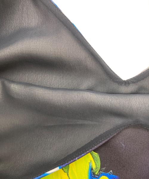 UN3D（アンスリード）UN3D (アンスリード) kanako sasaki (カナコ ササキ) リボーンキャミソール ビスチェ/522310406201-01 ネイビー×イエロー サイズ:36の古着・服飾アイテム