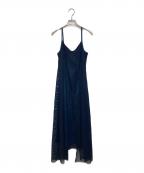 UN3D.アンスリード）の古着「MESH ASYMME CAMI OP」｜ネイビー