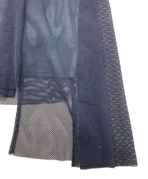 UN3D.（アンスリード）UN3D. (アンスリード) MESH ASYMME CAMI OP ネイビー サイズ:36の古着・服飾アイテム