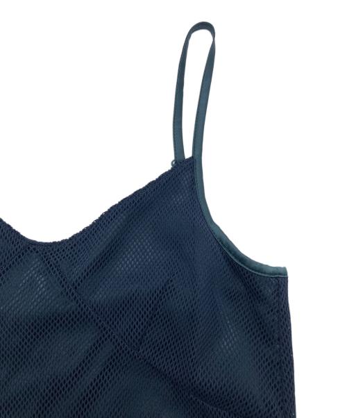 UN3D.（アンスリード）UN3D. (アンスリード) MESH ASYMME CAMI OP ネイビー サイズ:36の古着・服飾アイテム