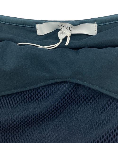 UN3D.（アンスリード）UN3D. (アンスリード) MESH ASYMME CAMI OP ネイビー サイズ:36の古着・服飾アイテム