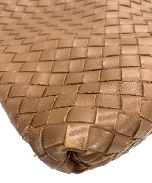 BOTTEGA VENETA（ボッテガベネタ）BOTTEGA VENETA (ボッテガベネタ) イントレチャートショルダーバッグ/161623 ブラウンの古着・服飾アイテム