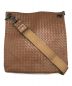 BOTTEGA VENETA (ボッテガベネタ) イントレチャートショルダーバッグ/161623 ブラウン：43000円