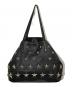 JIMMY CHOO (ジミーチュウ) スタッズトートバッグ ブラック：7000円