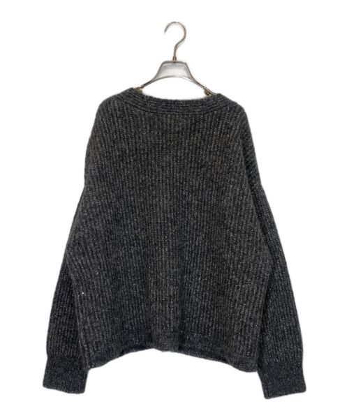 FRAMeWORK（フレームワーク）FRAMeWORK (フレームワーク) スパンコールファー2WAYワイドカーディガン/24080220738040 グレー サイズ:-の古着・服飾アイテム