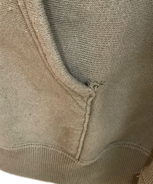 Champion REVERSE WEAVE（チャンピオン リバース ウィーブ）Champion REVERSE WEAVE (チャンピオン リバース ウィーブ) WTAPS (ダブルタップス) ACADEMY HOODED/C8-U126 ベージュ サイズ:SMALLの古着・服飾アイテム