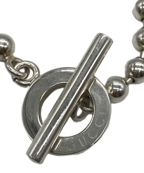 GUCCI（グッチ）GUCCI (グッチ) ボールチェーンブレスレット シルバーの古着・服飾アイテム