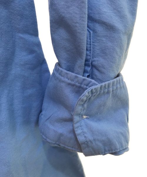 POLO RALPH LAUREN（ポロ・ラルフローレン）POLO RALPH LAUREN (ポロ・ラルフローレン) コットンフロントボタンワンピース/WMPODRSNFA20610 ブルー サイズ:8の古着・服飾アイテム