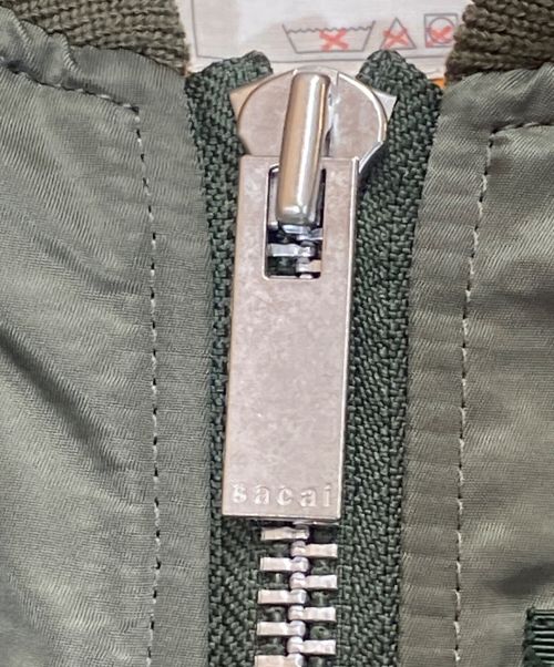 sacai（サカイ）sacai (サカイ) Nylon Twill Coat/20-05136 カーキ サイズ:1の古着・服飾アイテム
