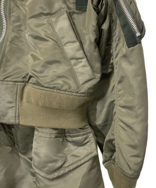 sacai（サカイ）sacai (サカイ) Nylon Twill Coat/20-05136 カーキ サイズ:1の古着・服飾アイテム