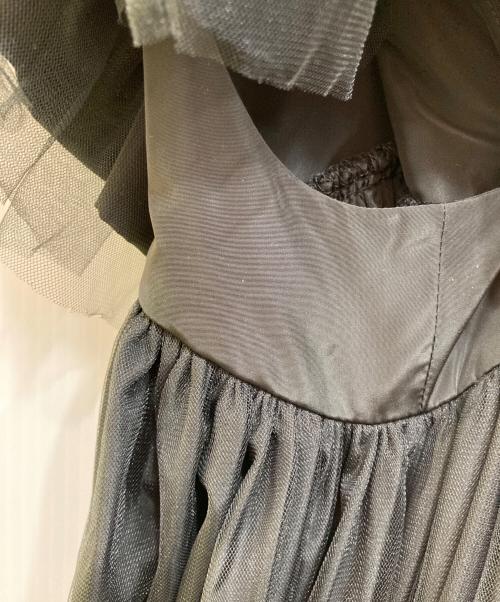 VIVIANO（ヴィヴィアーノ）VIVIANO (ヴィヴィアーノ) チュールデザインワンピース ブラック サイズ:Sの古着・服飾アイテム