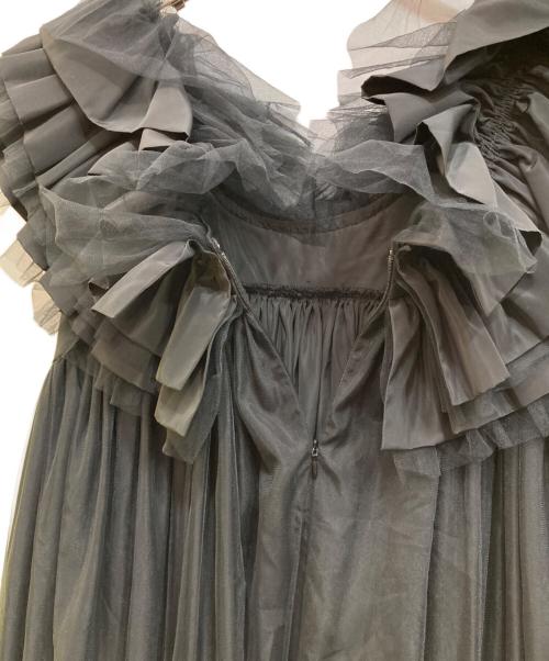 VIVIANO（ヴィヴィアーノ）VIVIANO (ヴィヴィアーノ) チュールデザインワンピース ブラック サイズ:Sの古着・服飾アイテム