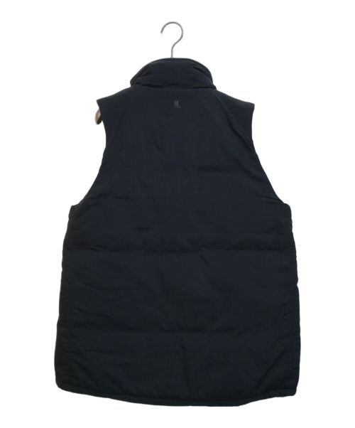 LANVIN en Bleu（ランバンオンブルー）LANVIN en Bleu (ランバンオンブルー) ビッグシルエット中綿ベスト/LB-99182-88437 ブラック サイズ:46の古着・服飾アイテム